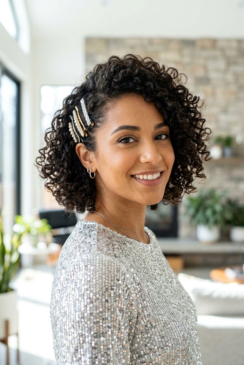 Side Swept Curls For Short Hair - 20 side swept curls for wedding guest - 20 side swept curls for wedding guest