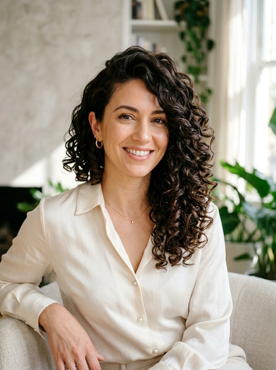 Side Swept Curly Bob - 20 easy hairstyle for curly bob women - 20 easy hairstyle for curly bob women