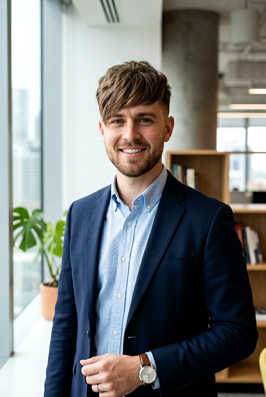 Side Swept Fringe Men - 20 mens haircut for professional office look - 20 men’s haircut for professional office look