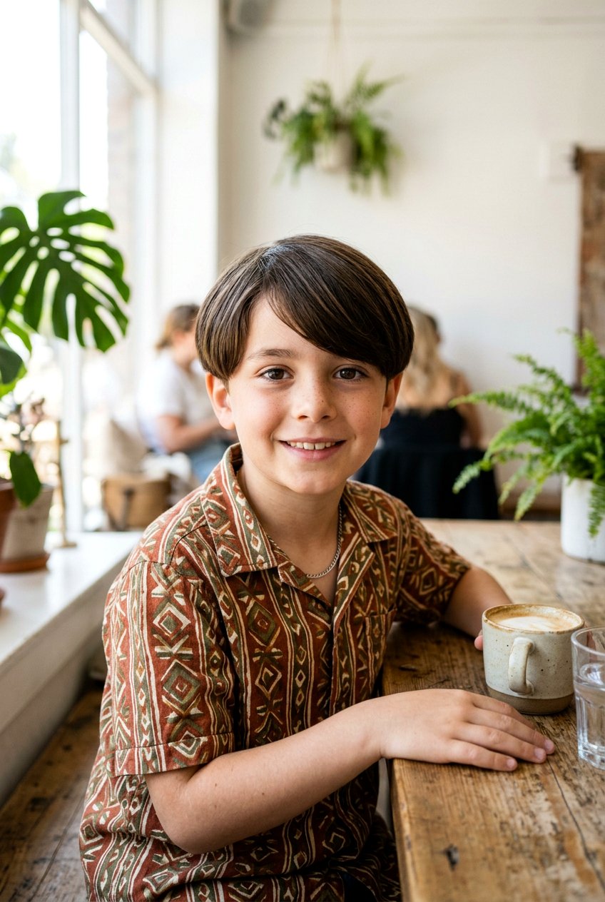 Side Swept Fringe With Bowl Cut Shape - 20 boys haircut with side swept fringe - 20 boys haircut with side swept fringe