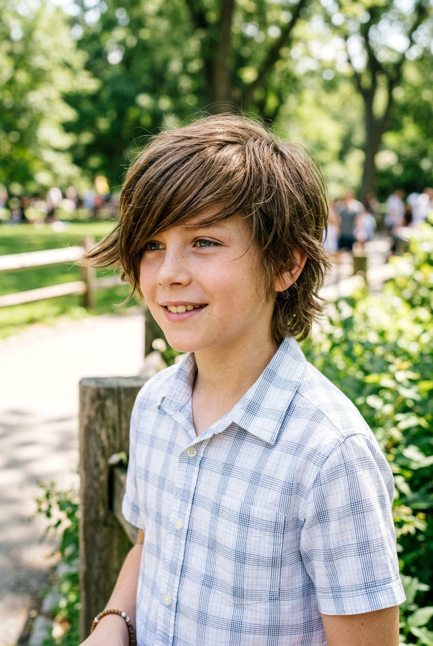 Side Swept Fringe - 20 boys haircut for cowlick - 20 boys haircut for cowlick