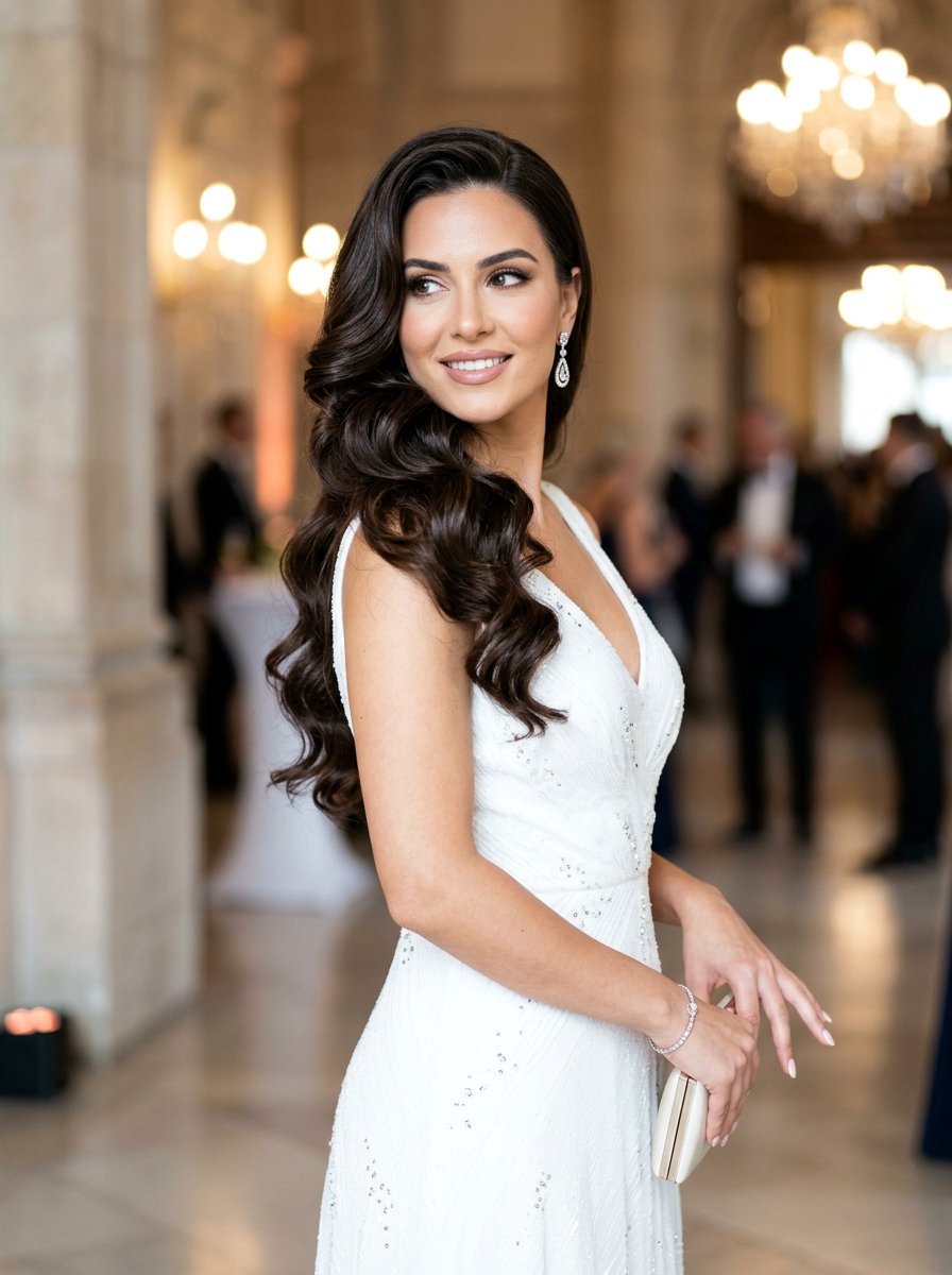 Side Swept Hollywood Curls For Thick Hair - 20 old hollywood side swept curls - 20 old hollywood side swept curls