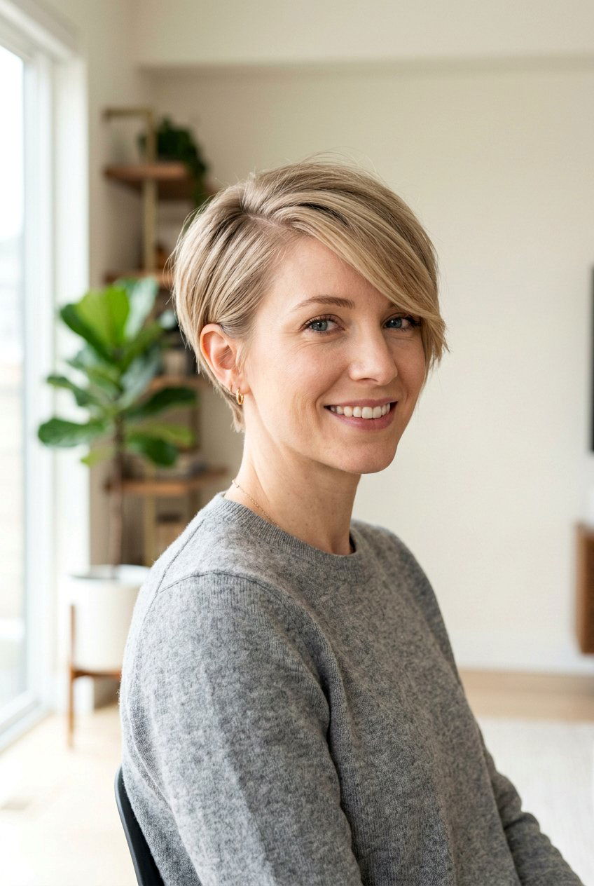 Side Swept Pixie Cut For Thin Fine Hair - 20 pixie cut for thin fine hair - 20 pixie cut for thin fine hair