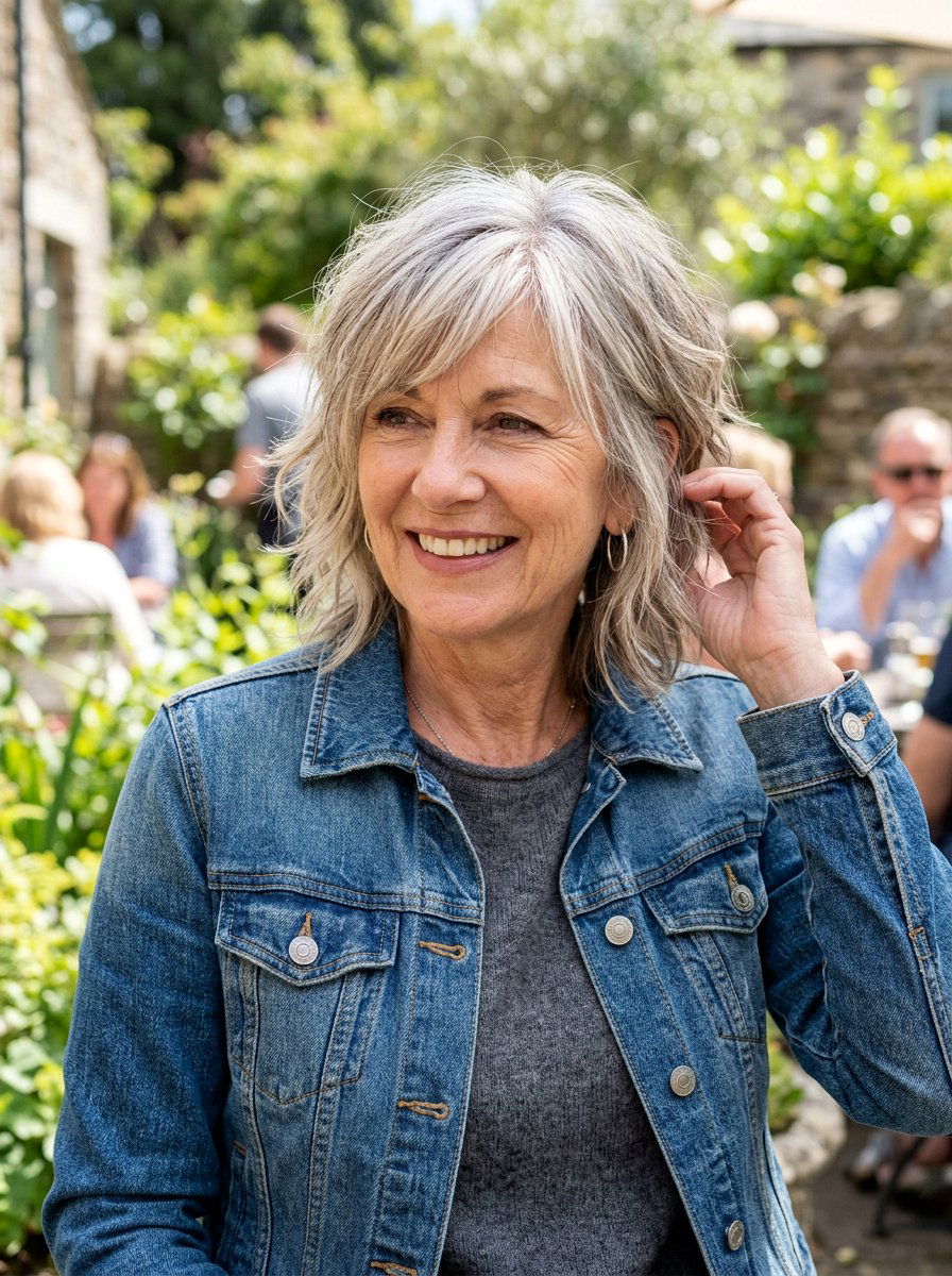 Side Swept Shag Haircut For Older Women - 20 side swept hairstyle for older women - 20 side swept hairstyle for older women