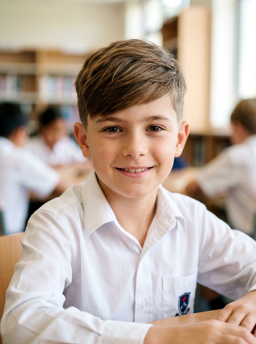 Side Swept Textured Fringe For Boys - 20 textured fringe haircut for boys - 20 textured fringe haircut for boys