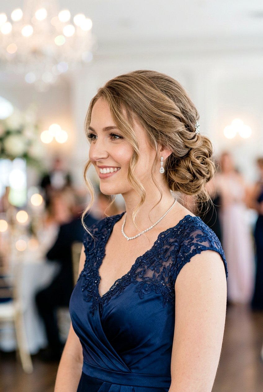 Side Swept Updo For Thin Hair - 20 voluminous updo for thin hair - 20 voluminous updo for thin hair