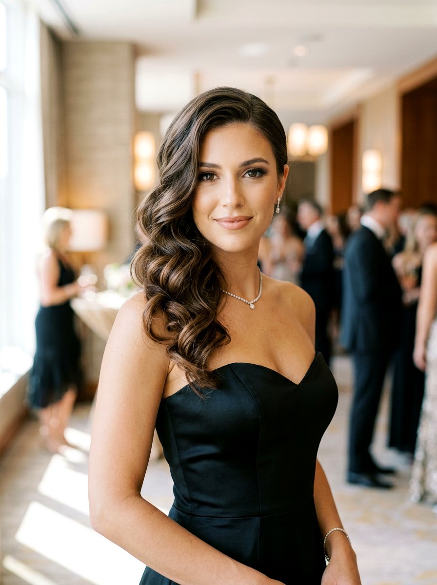 Side Swept Waves - 20 glamorous birthday hairstyle ideas - 20 glamorous birthday hairstyle ideas