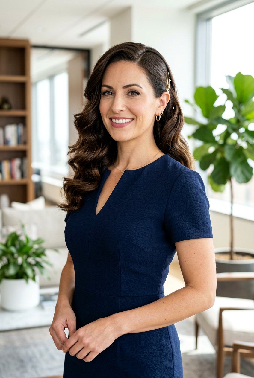 Side Swept Waves - 20 quick hairstyle for office mornings - 20 quick hairstyle for office mornings