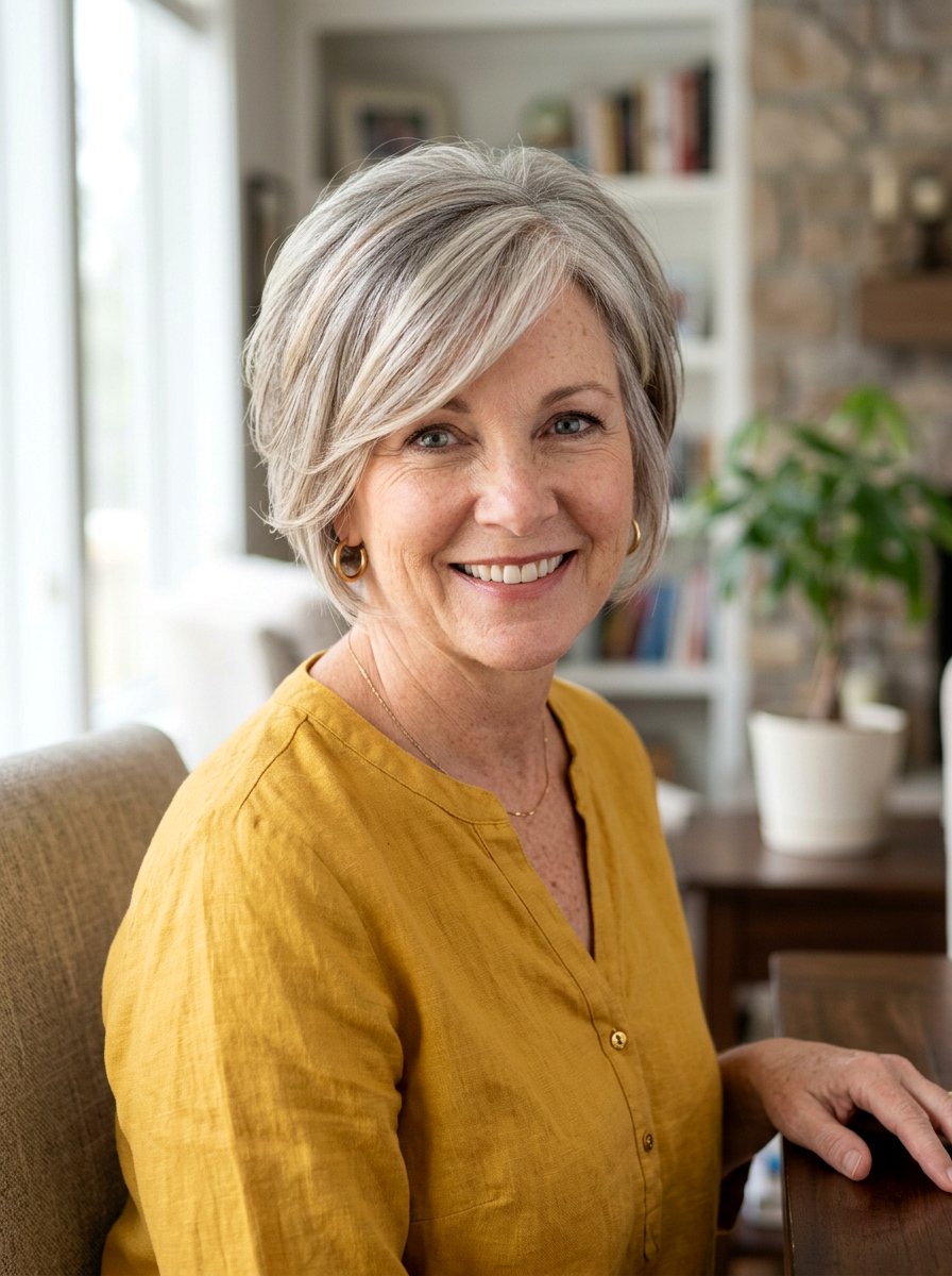 Side bangs pixie bob - 20 pixie bob for mature women - 20 pixie bob for mature women