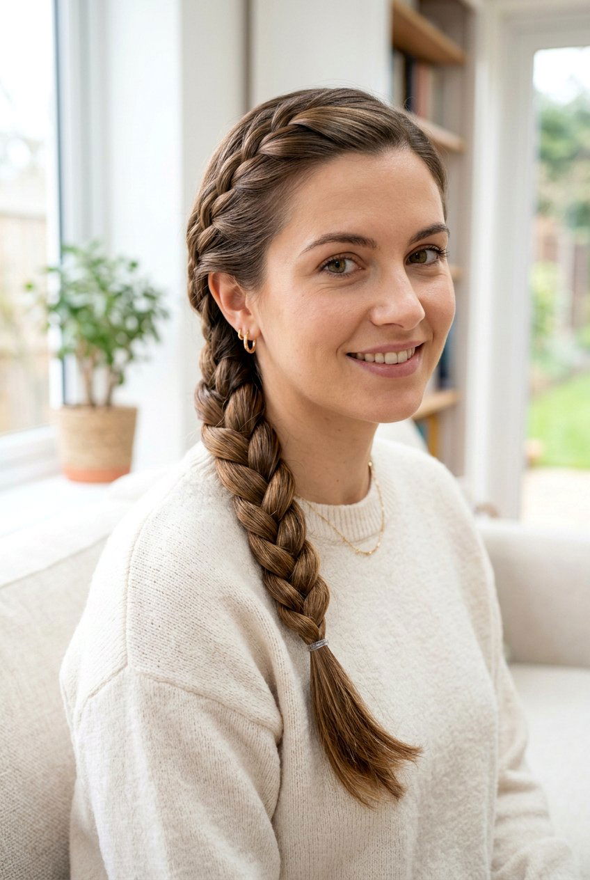 Side braid - 20 hairstyles for work - 20 hairstyles for work