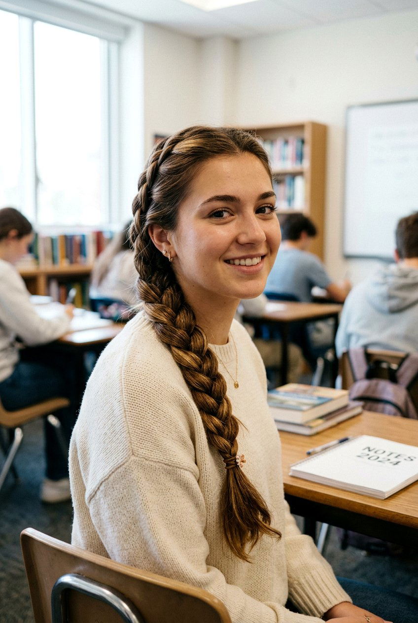 Side braid - 20 picture day hairstyles - 20 picture day hairstyles