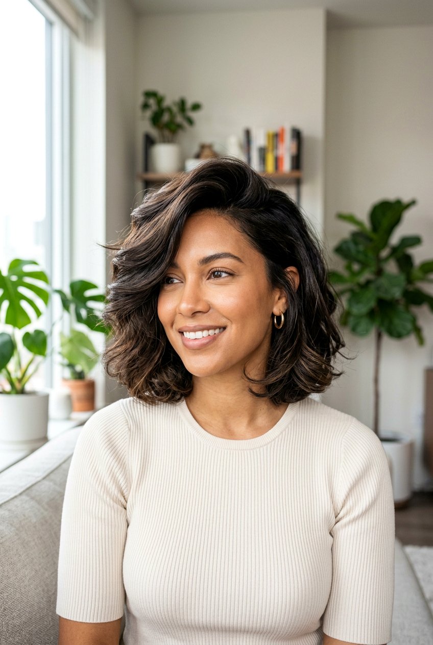 Side part bob - 20 korean bob haircut - 20 korean bob haircut