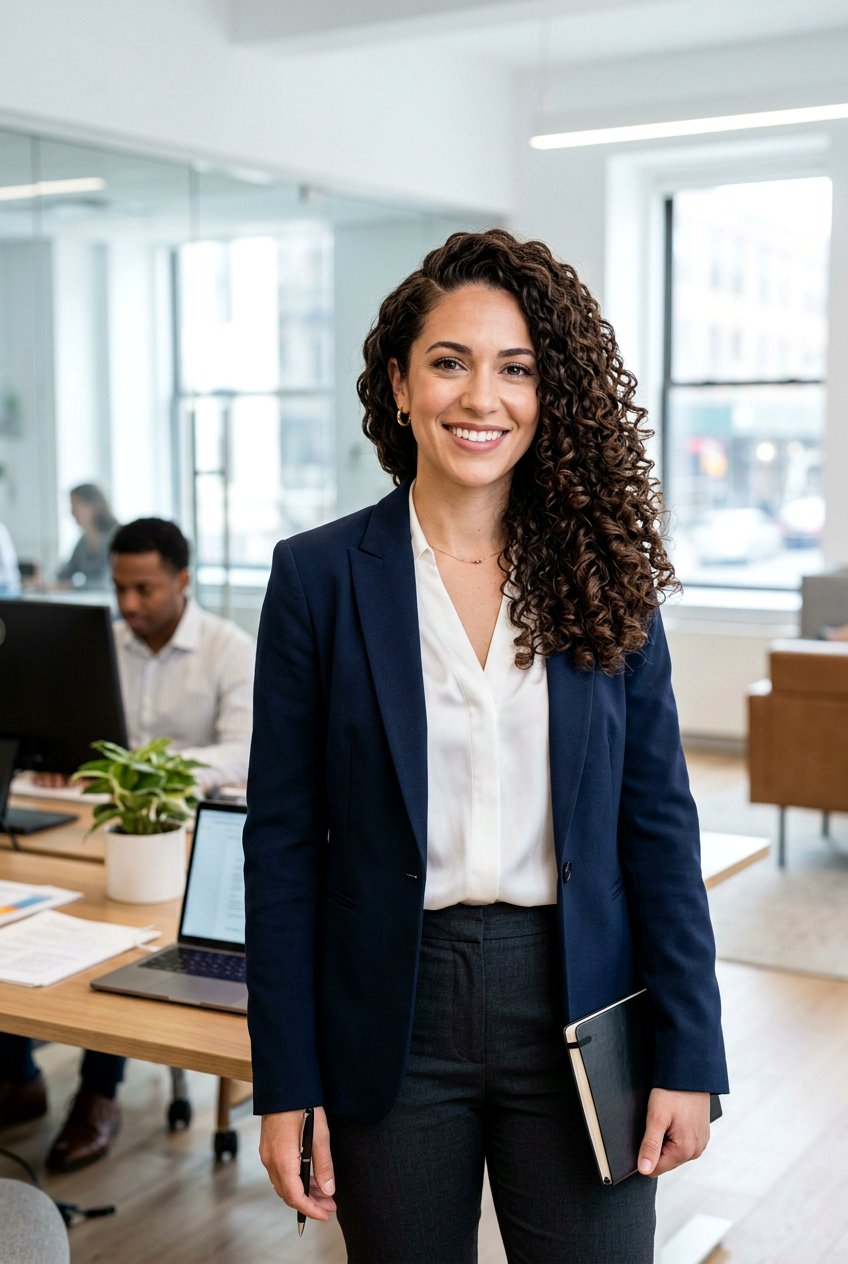 Side part curly hair - 20 interview hairstyle for curly hair women - 20 interview hairstyle for curly hair women