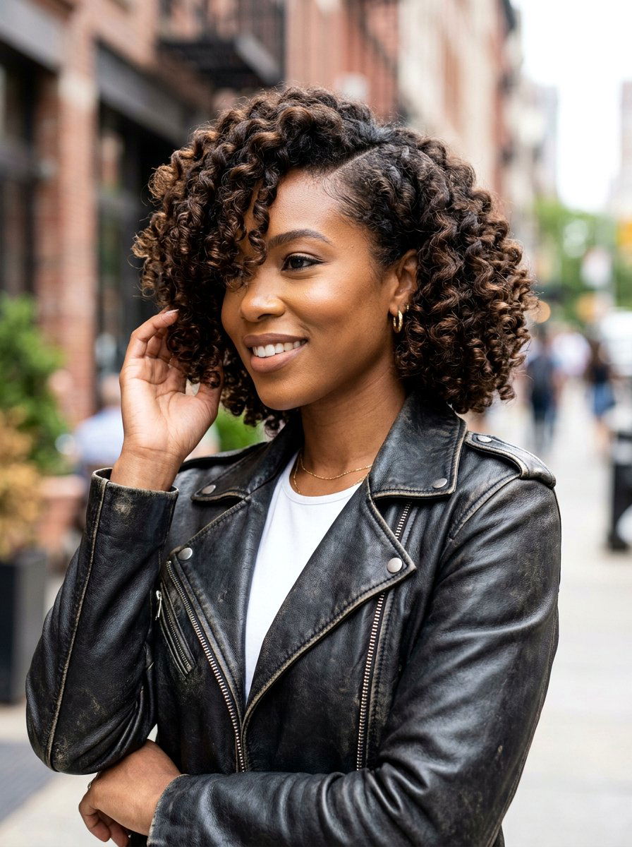 Side part rod set bob - 20 rod set bob hairstyle - 20 rod set bob hairstyle