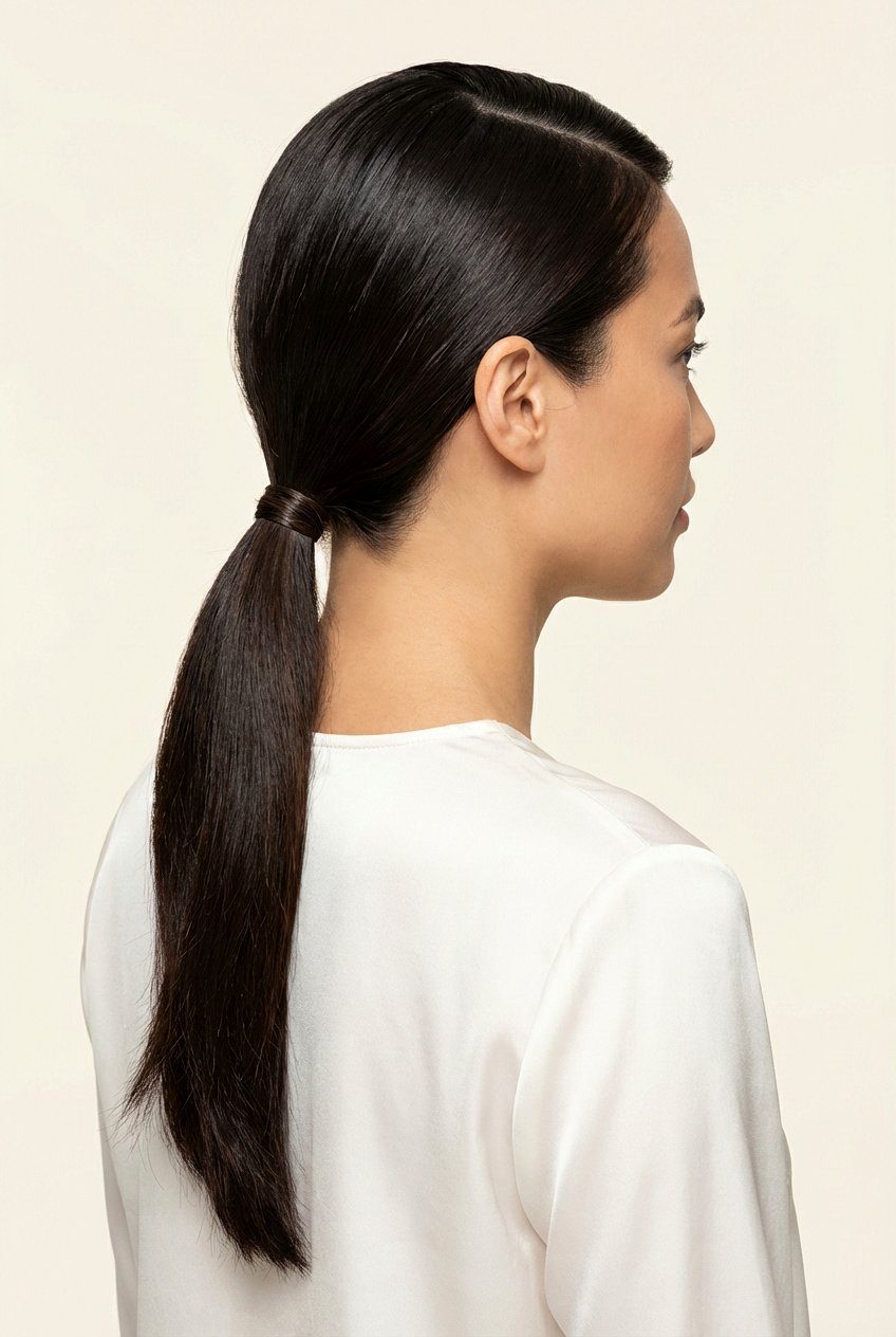 Side part sleek ponytail - 20 sleek ponytail hairstyles - 20 sleek ponytail hairstyles
