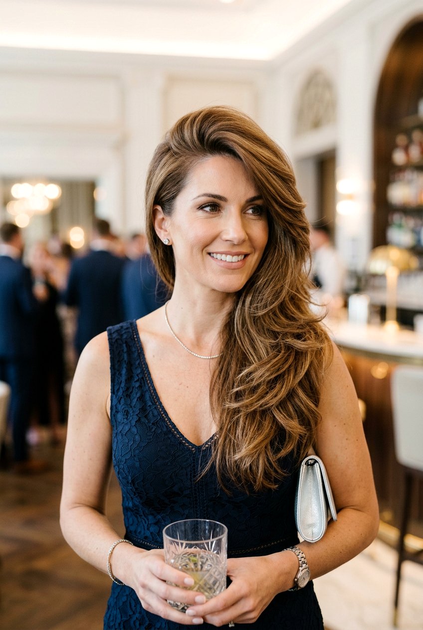 Side swept feathered layers fine hair - 20 feathered layers for fine hair women - 20 feathered layers for fine hair women