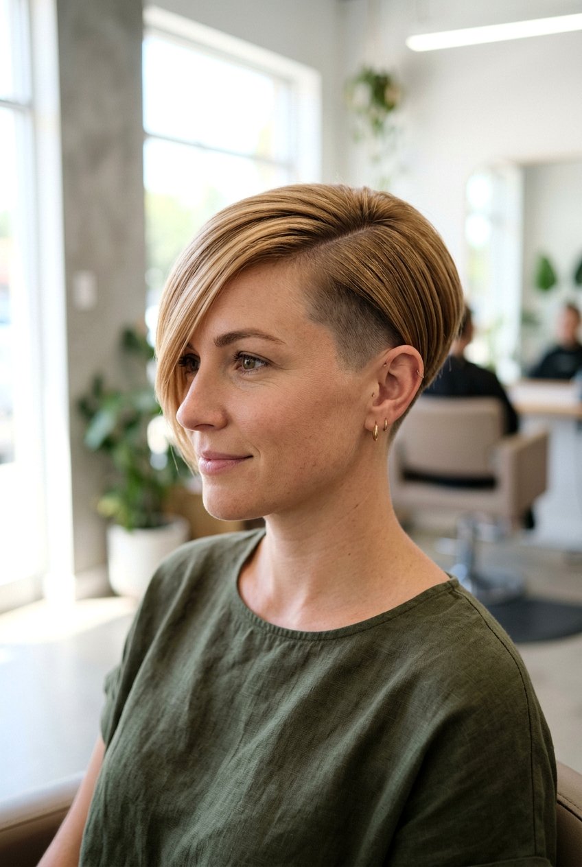Side swept undercut pixie haircut - 20 undercut pixie haircut - 20 undercut pixie haircut