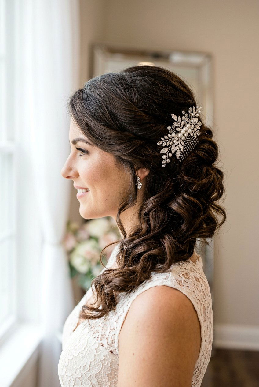 Side swept updo - 20 prom updo hairstyles - 20 prom updo hairstyles