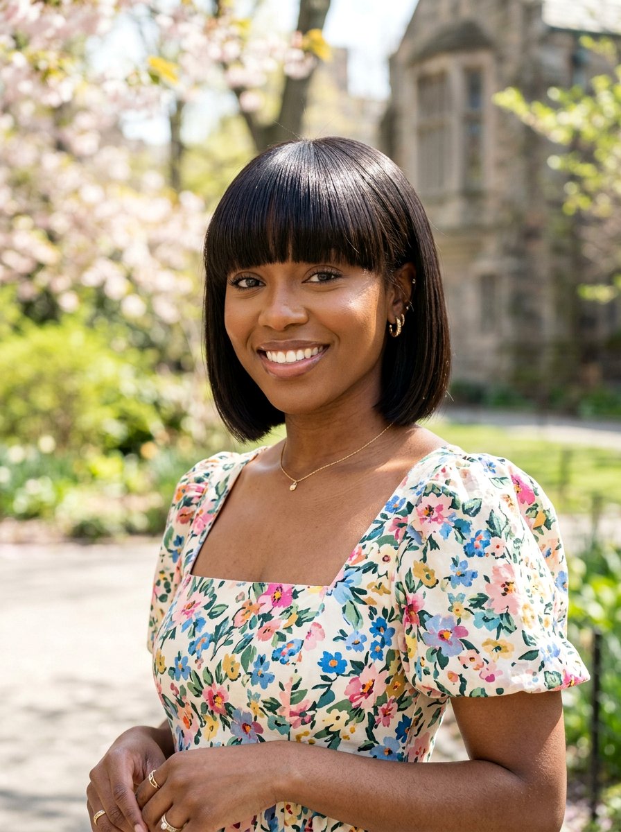 Silk Press Bob Bangs - 20 silk press bob hairstyle - 20 silk press bob hairstyle