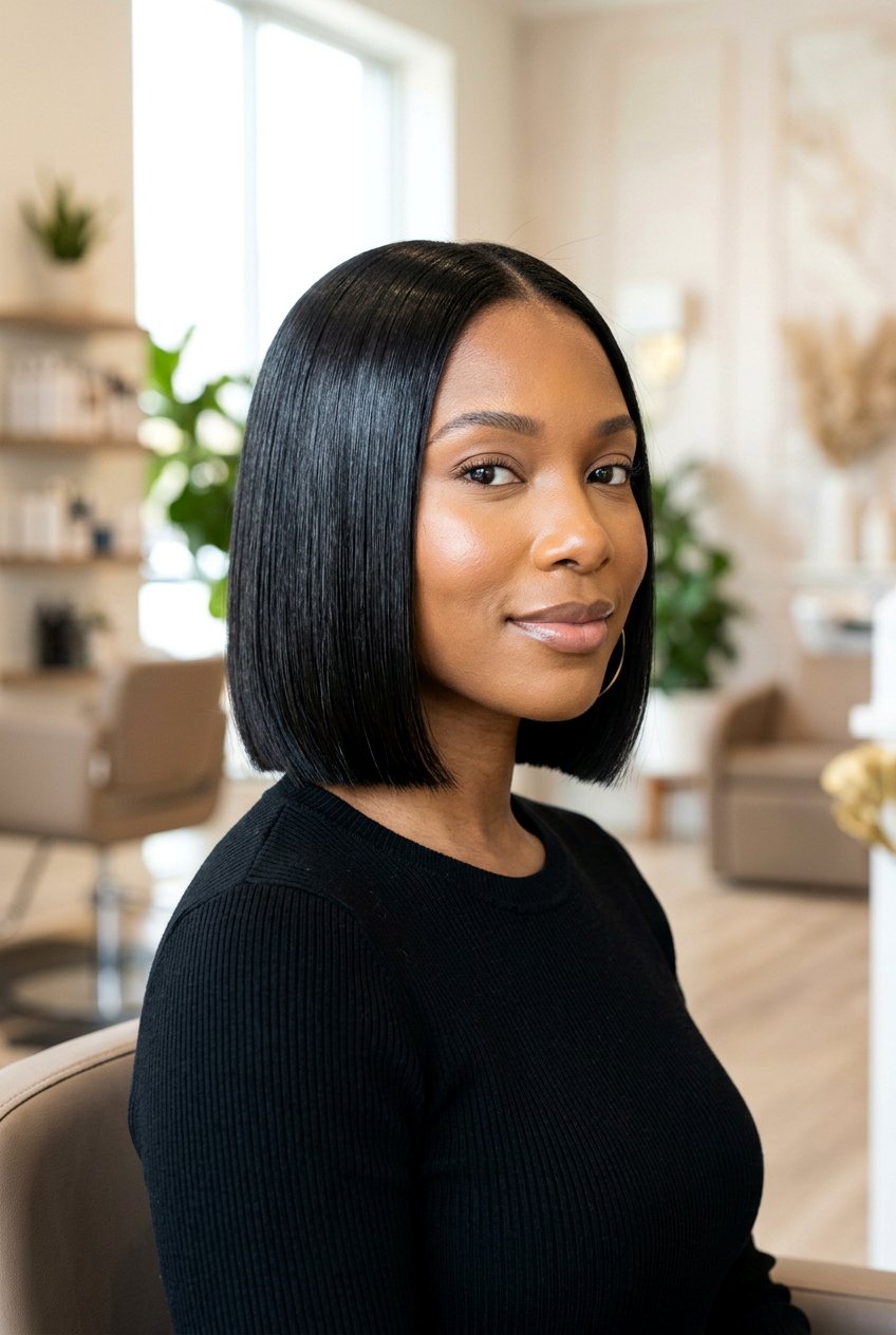 Silk Press Bob - 20 silk press hairstyles - 20 silk press hairstyles