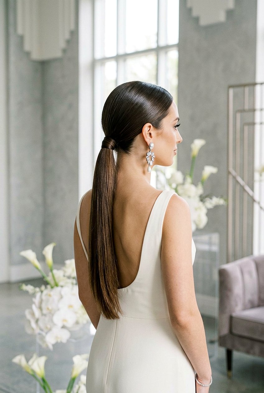 Silk Press French Twist Updo - 20 elegant silk press wedding hairstyle - 20 elegant silk press wedding hairstyle