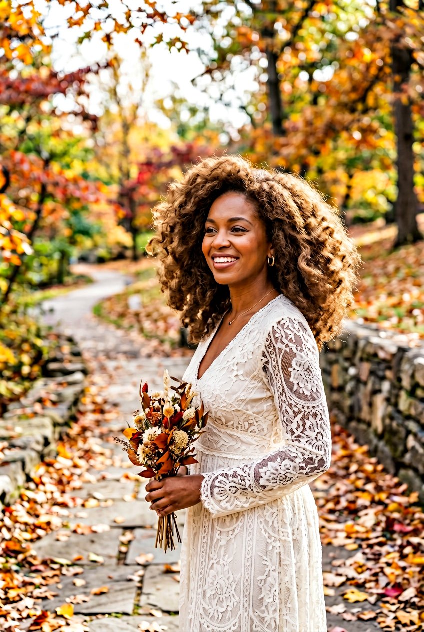 Silk Press Tousled Curls - 20 bridal hairstyle for black women silk press - 20 bridal hairstyle for black women silk press