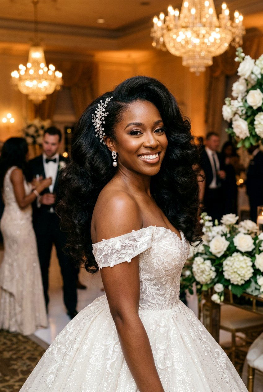 20 Elegant Silk Press Wedding Hairstyle Ideas for Your Day