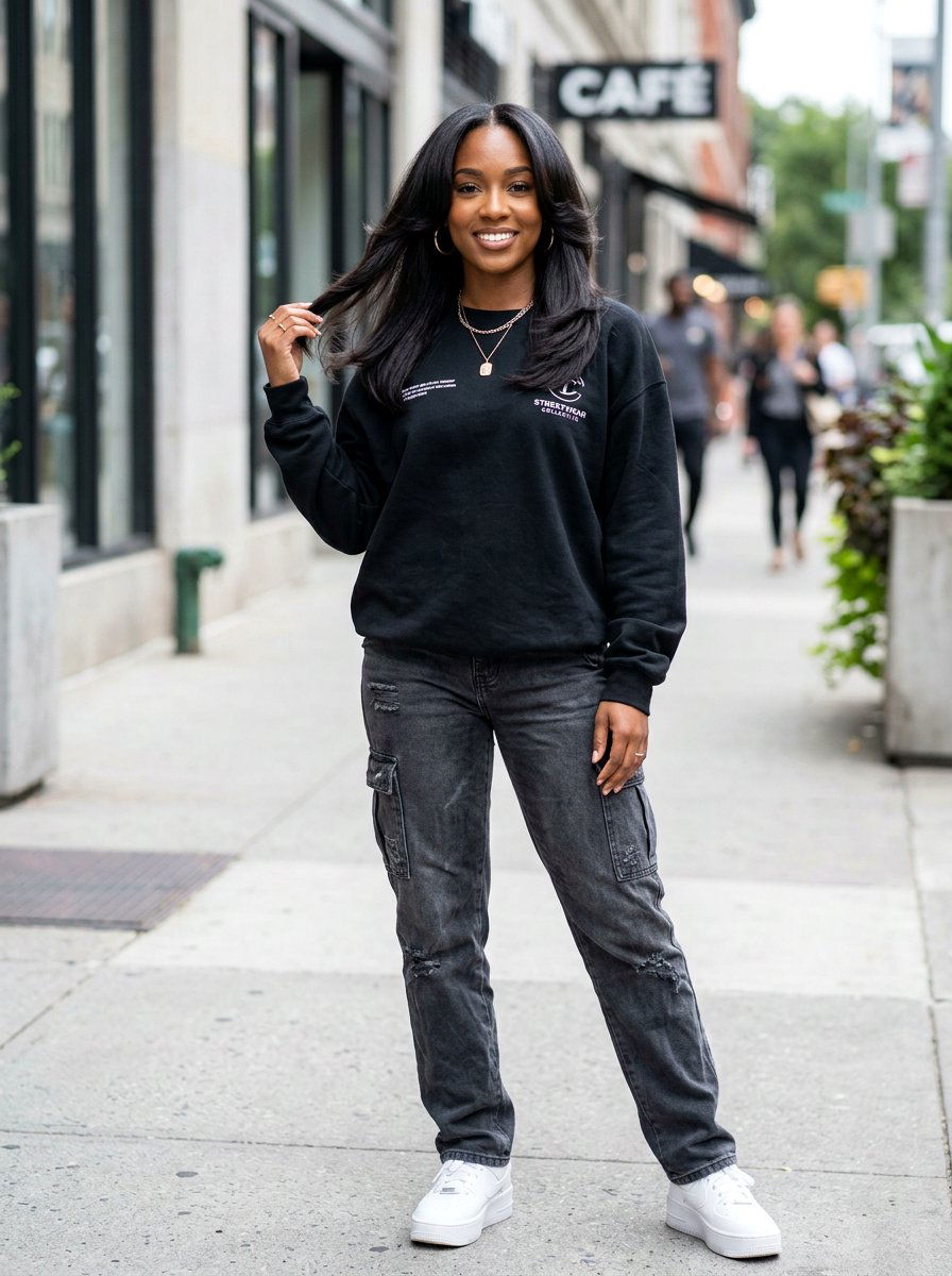 Silk Press With Butterfly Cut Face Framing Layers - 20 silk press with face framing layers - 20 silk press with face framing layers