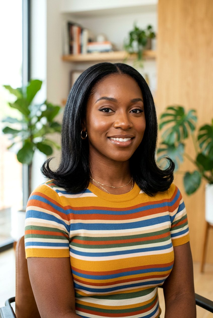 Silk Press With Flipped Ends - 20 black women silk press hairstyle ideas - 20 black women silk press hairstyle ideas