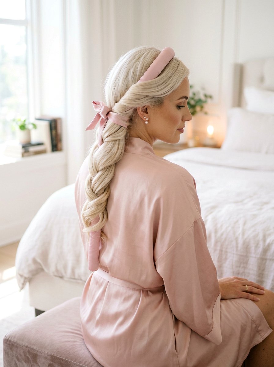 Silk Ribbon Twists - 20 overnight twists for wavy hair - 20 overnight twists for wavy hair