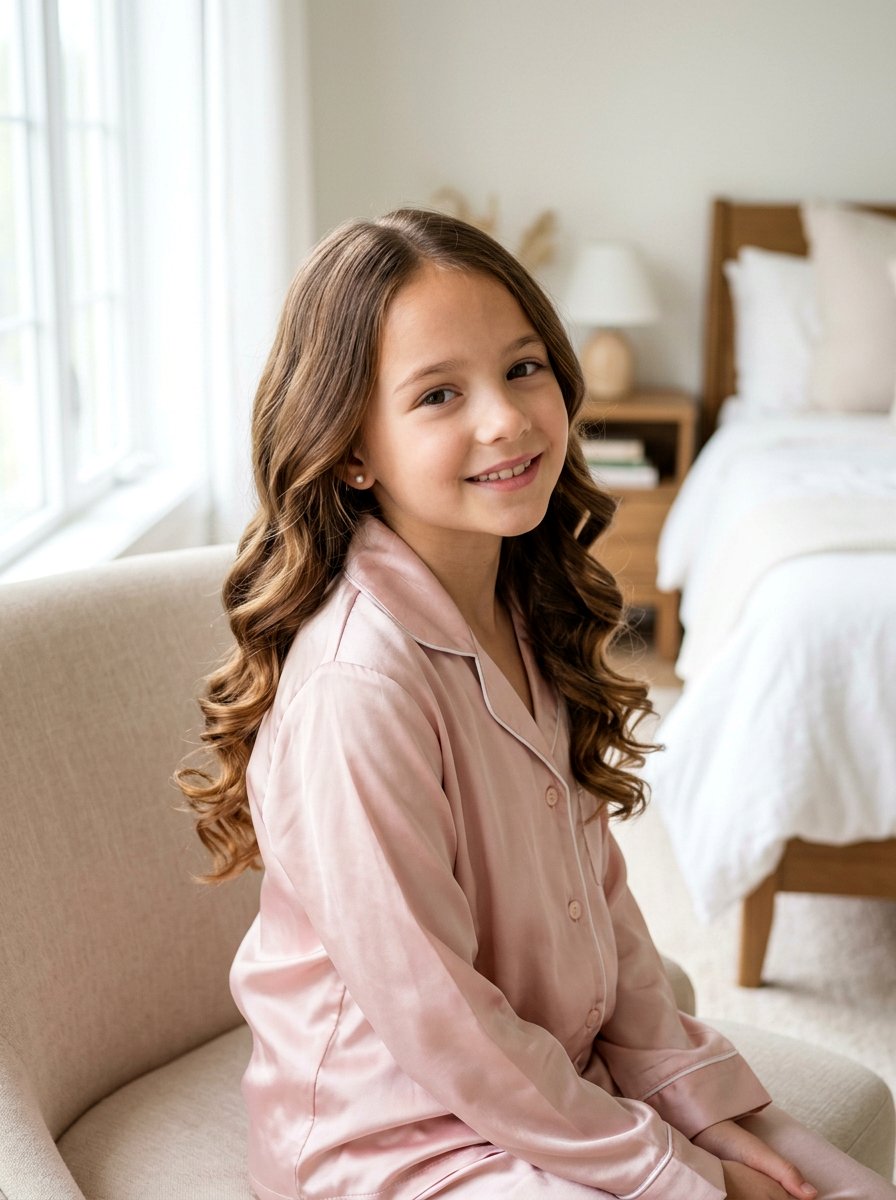 Silk Roller Curls - 20 easy school curls without heat - 20 easy school curls without heat