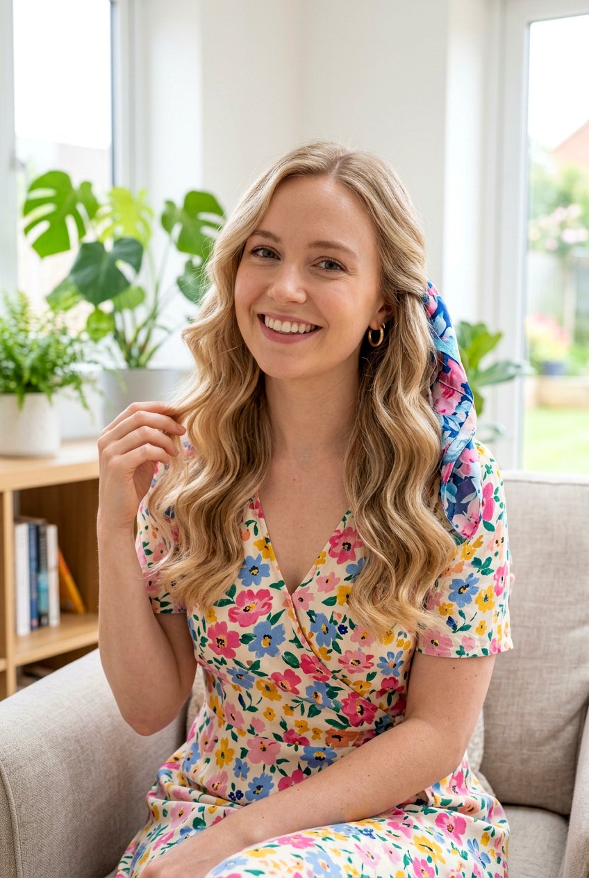 Silk Scarf Curls Technique - 20 no heat blowout curls hairstyle - 20 no heat blowout curls hairstyle