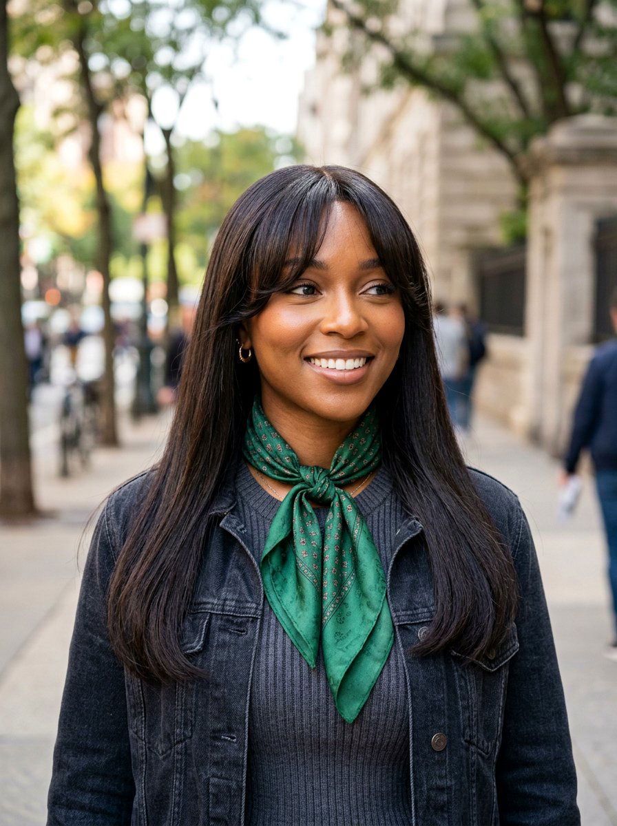 Silk press with curtain bangs - 20 silk press for women over 50 - 20 silk press for women over 50