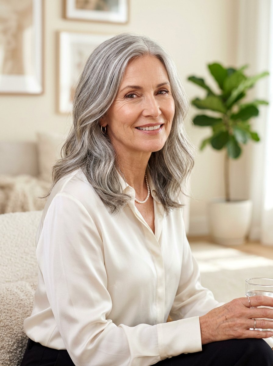 Silver Babylights - 20 silver highlights for women over 60 - 20 silver highlights for women over 60