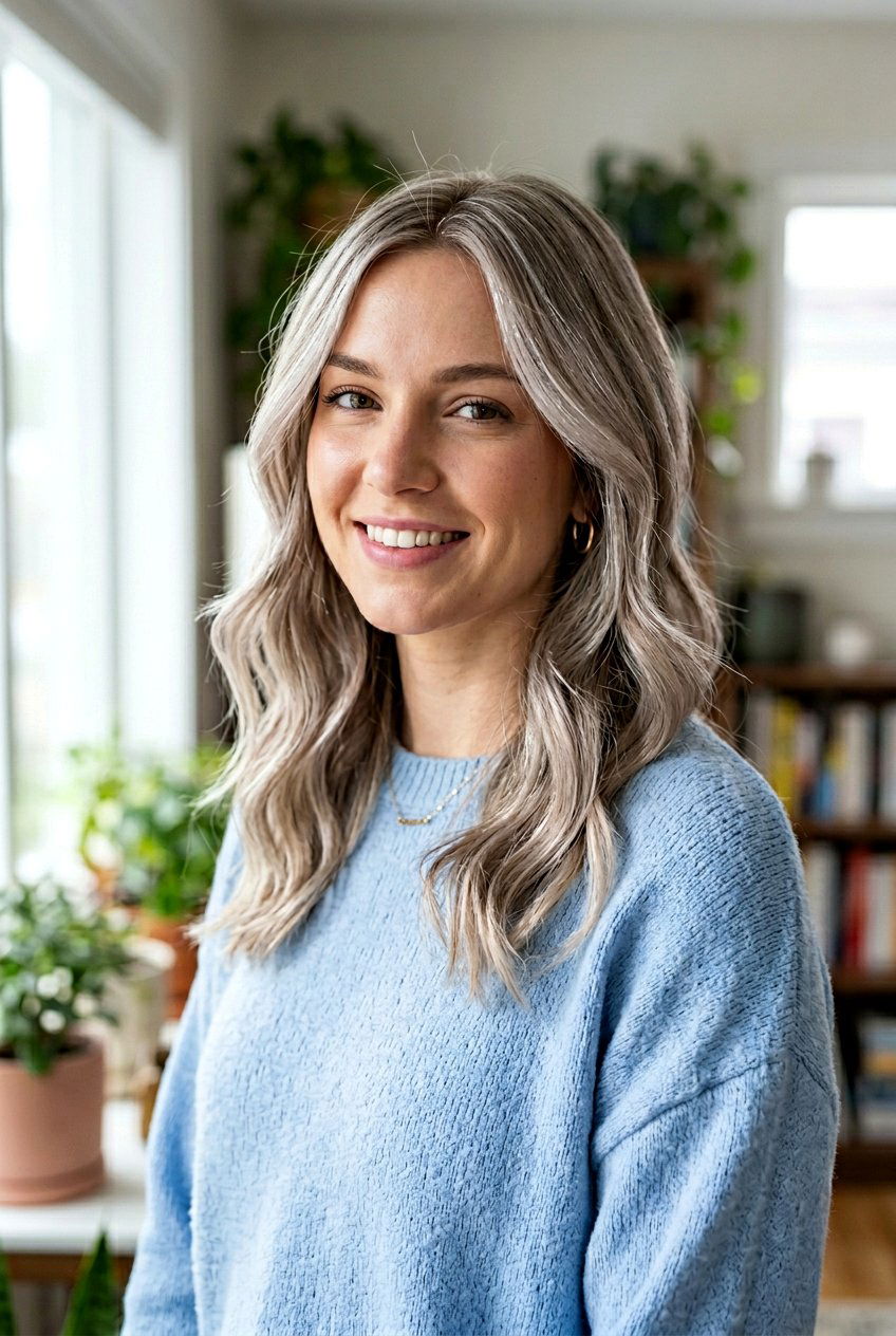 Silver Babylights On Ash Blonde Hair - 20 cool silver blonde highlights - 20 cool silver blonde highlights