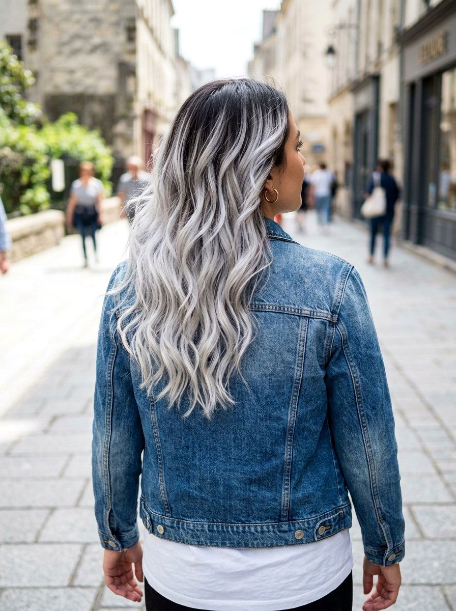 Silver Balayage Hair - 20 classy silver hairstyle ideas - 20 classy silver hairstyle ideas