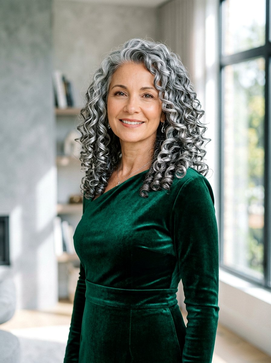 Silver Balayage Ringlets Gray Hair - 20 silver balayage for curly gray hair - 20 silver balayage for curly gray hair