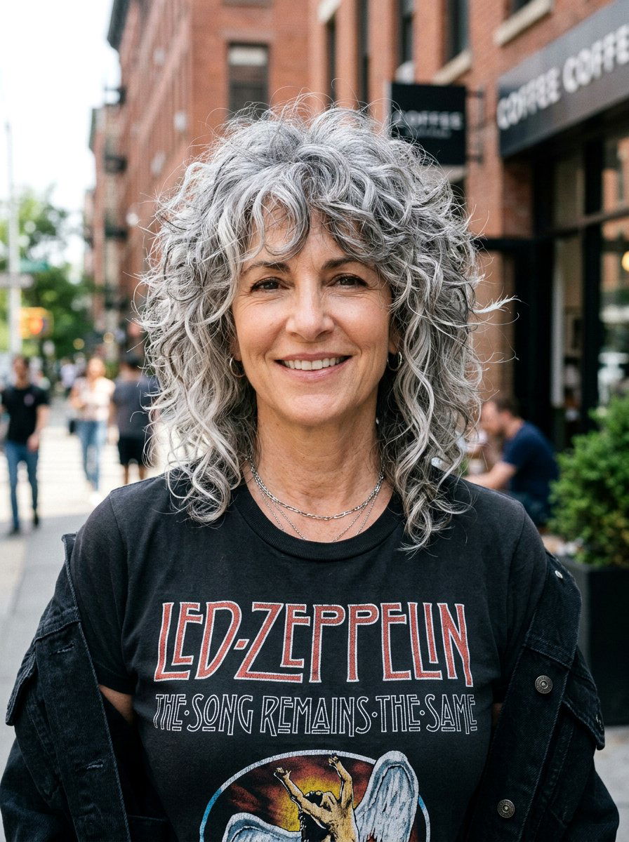 Silver Balayage Shag Curly Gray Hair - 20 silver balayage for curly gray hair - 20 silver balayage for curly gray hair