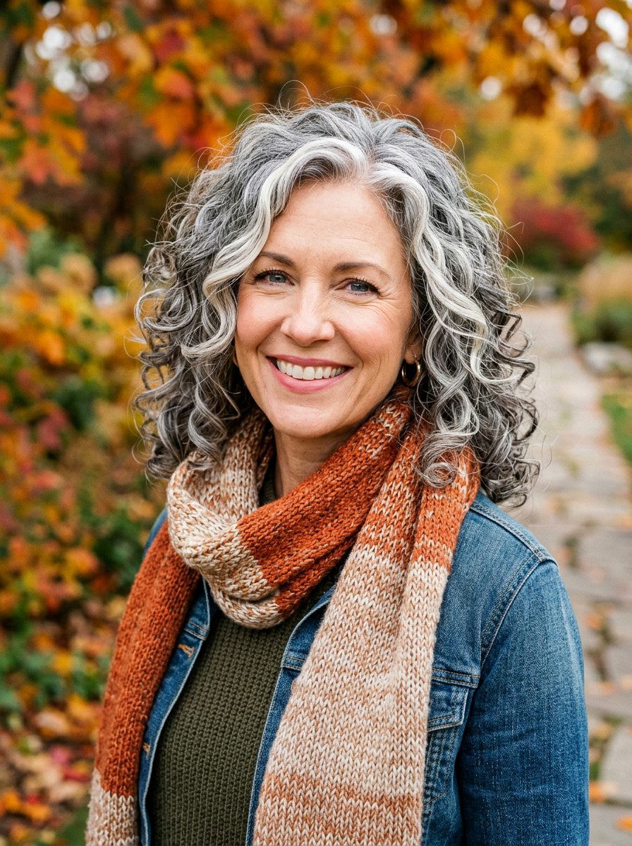 Silver Balayage Shoulder Length Curly Gray Hair - 20 silver balayage for curly gray hair - 20 silver balayage for curly gray hair