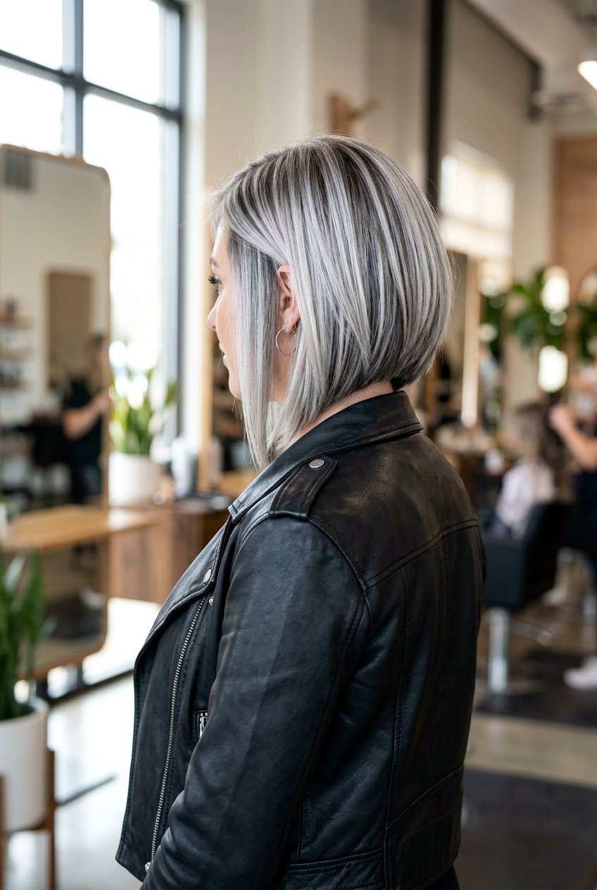 Silver Blonde Balayage With Charcoal Lowlights - 20 blonde balayage with lowlights - 20 blonde balayage with lowlights