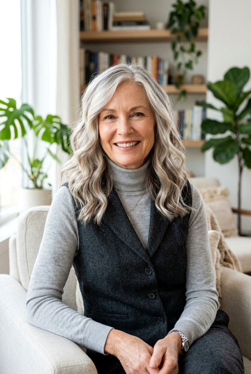 Silver Blonde Balayage - 20 blonde balayage for women over 60 - 20 blonde balayage for women over 60