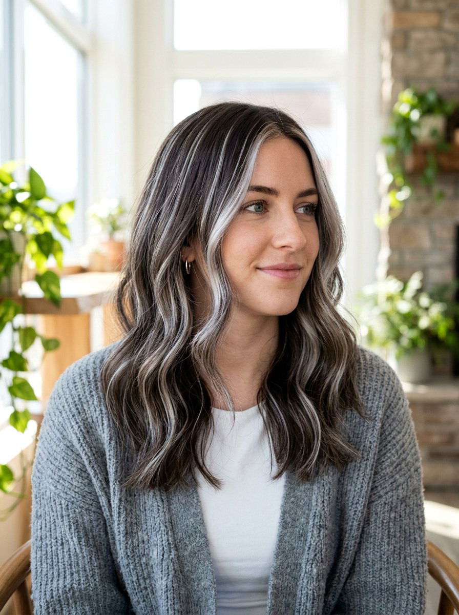 Silver Blonde Highlights - 20 silver blonde hair color for winter - 20 silver blonde hair color for winter