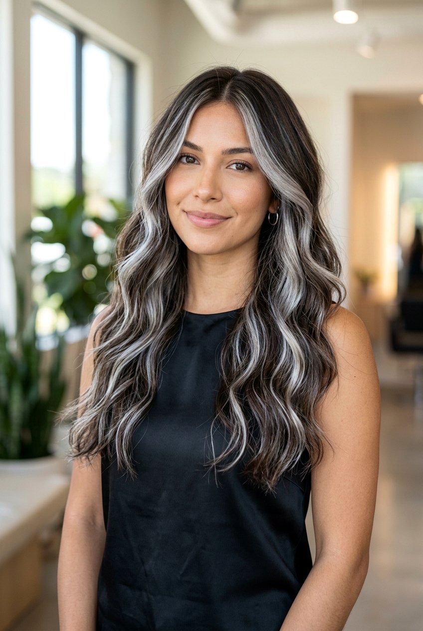 20 Dazzling Cool Silver Blonde Highlights to Transform You