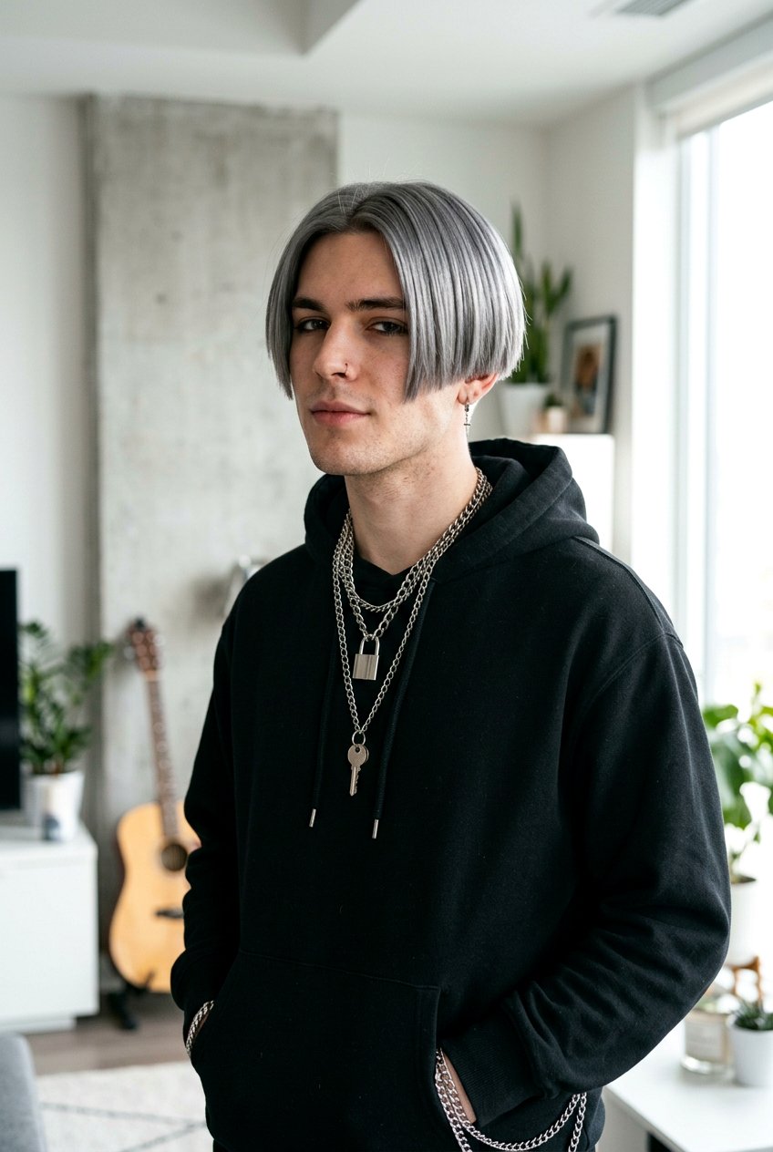 Silver E Boy Curtains - 20 gray curtain haircut men - 20 gray curtain haircut men