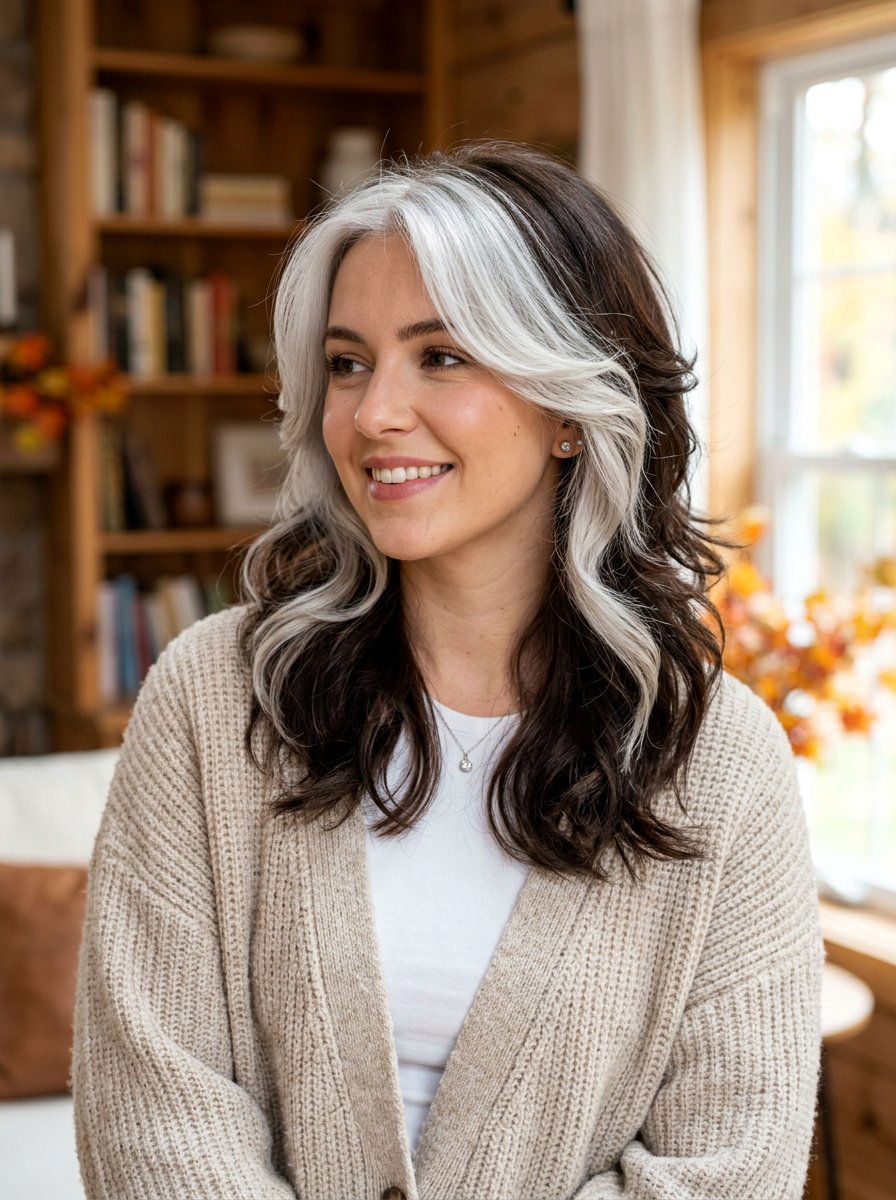 Silver Face Framing Butterfly Haircut - 20 silver butterfly haircut color ideas - 20 silver butterfly haircut color ideas