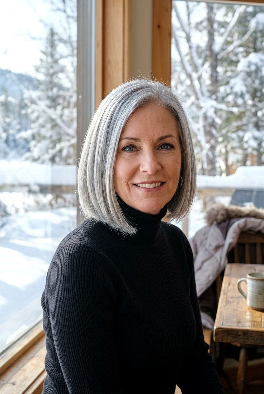 Silver Gray Bob Haircut - 20 modern silver gray hair ideas - 20 modern silver gray hair ideas