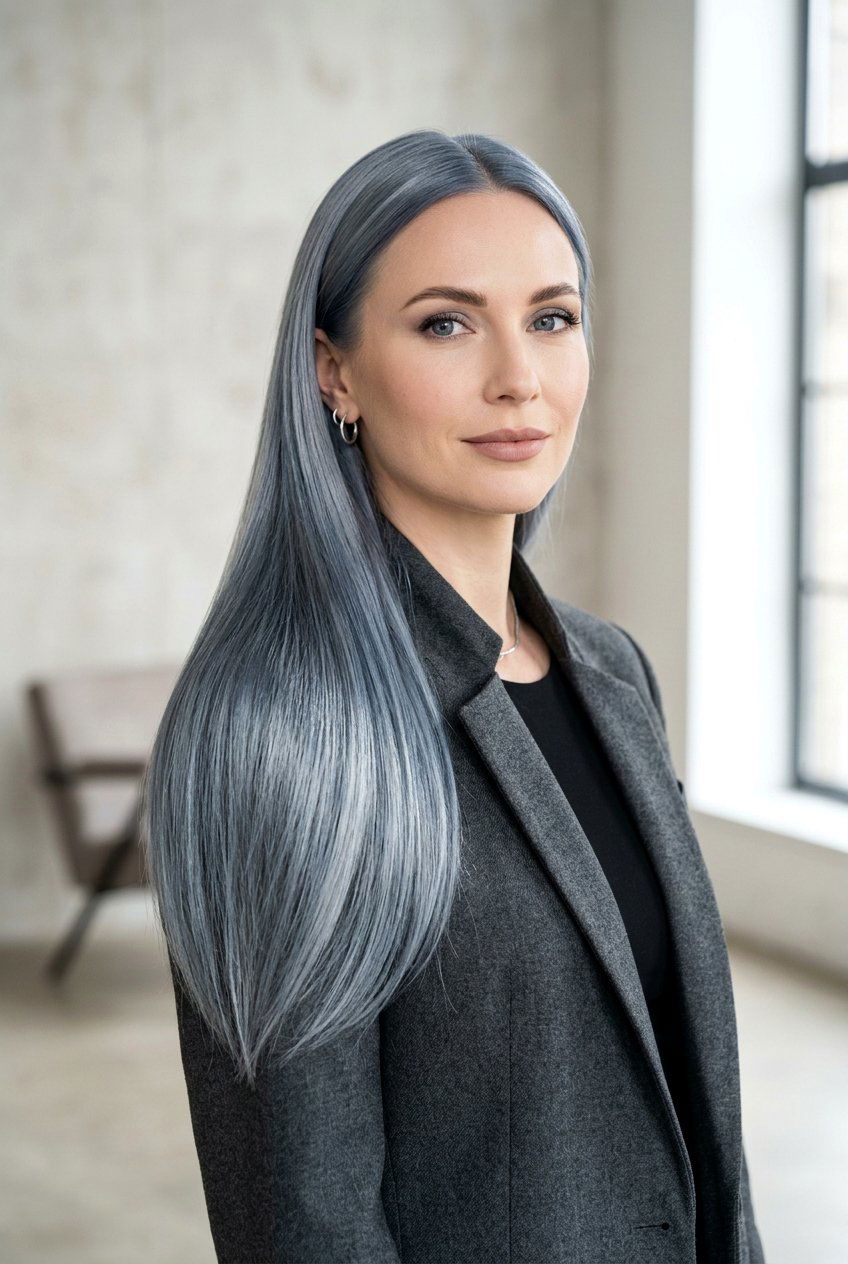 Silver Gray Hair Color - 20 hair color ideas for cool undertones - 20 hair color ideas for cool undertones