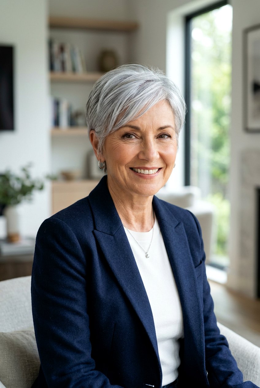 Silver Gray Hair Color - 20 hair color ideas for women over 50 - 20 hair color ideas for women over 50