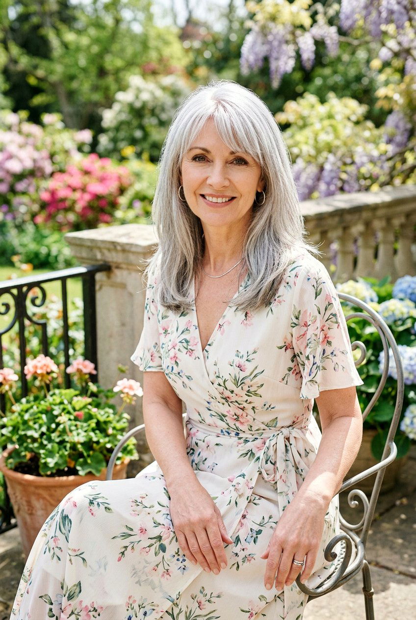 Silver Gray Hair With Bangs - 20 modern silver gray hair ideas - 20 modern silver gray hair ideas