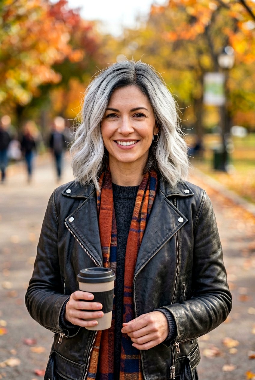 Silver Gray Hair With Dark Roots - 20 modern silver gray hair ideas - 20 modern silver gray hair ideas